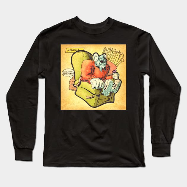 MF DOOM DANGER Long Sleeve T-Shirt by EasterlyArt